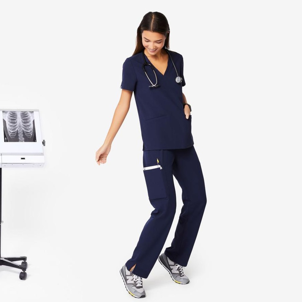 Figs Navy Scrub Set